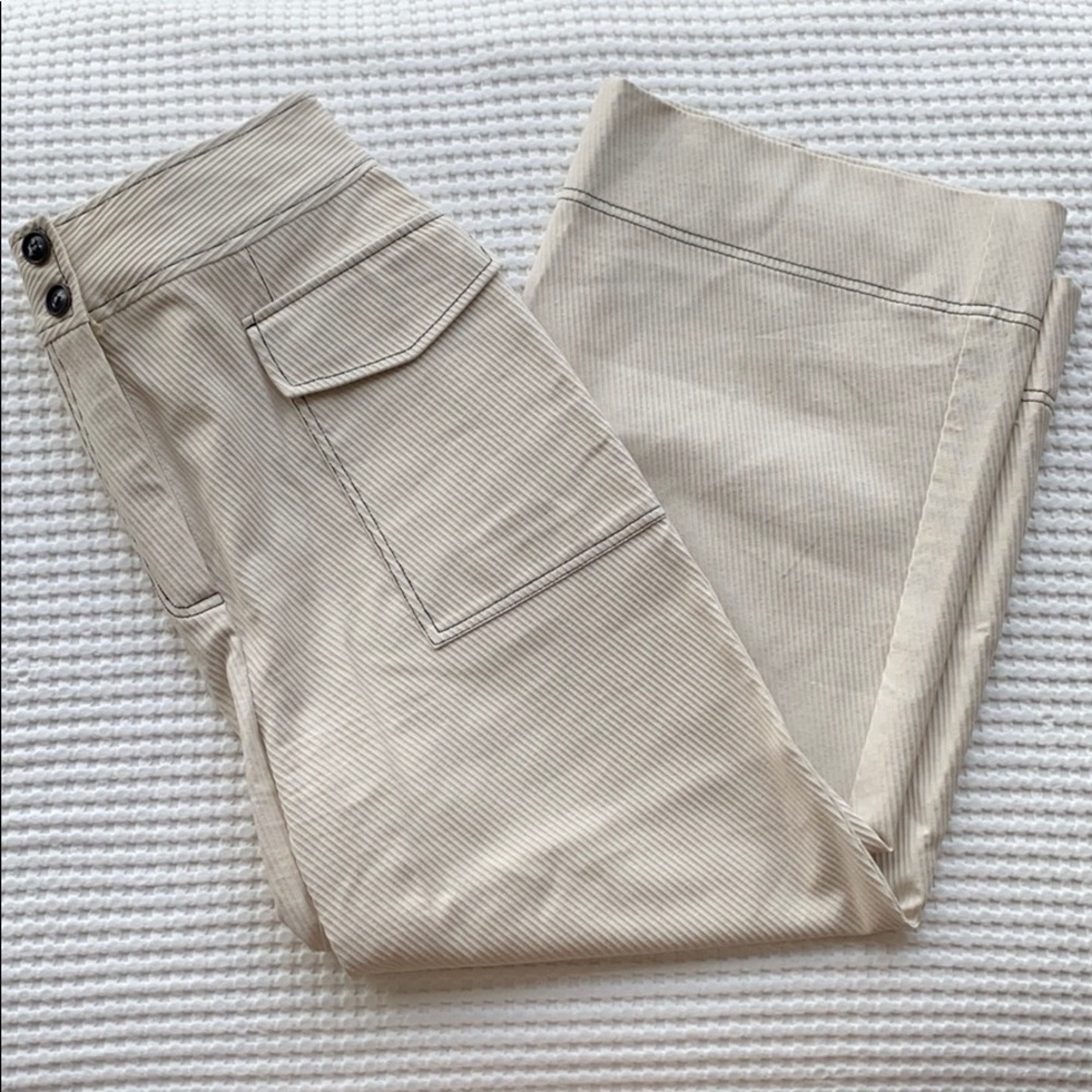 Topshop Wide Leg Pocket Pants